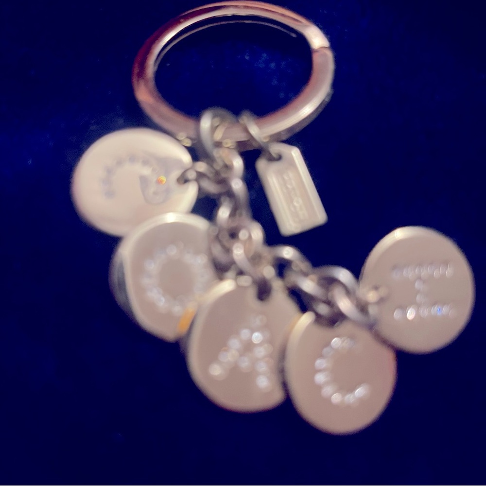 Coach gold tone charm keychain - Picture 5 of 6